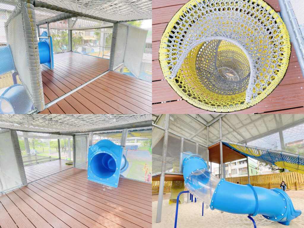 藍白編織攀爬網3樓